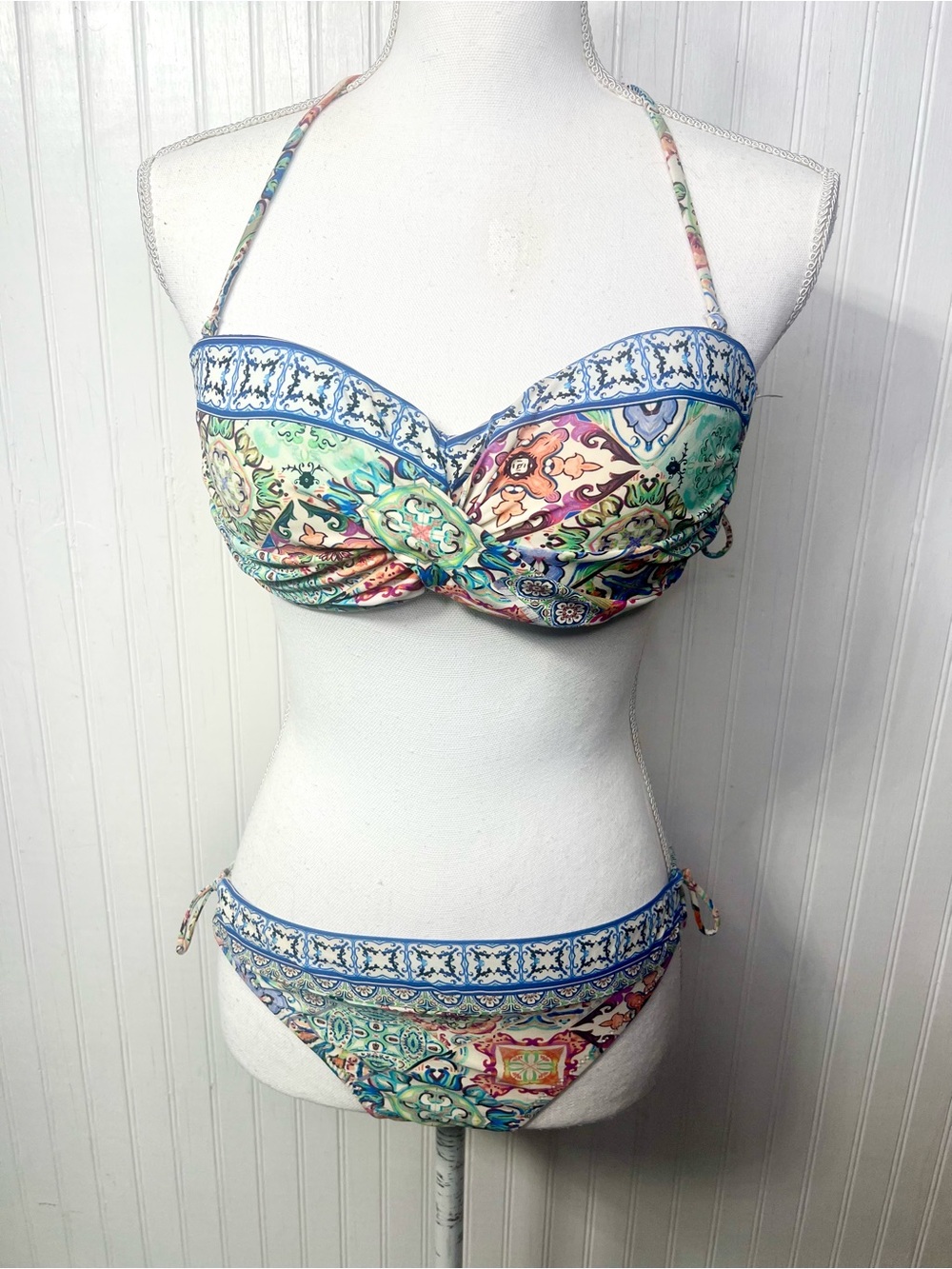 Nanette Lepore Greek Tiles Tease Bikini
